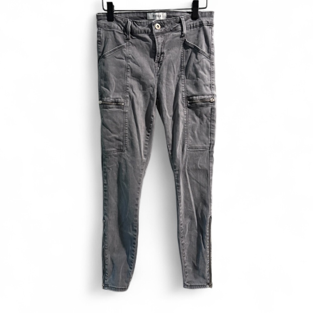 Pistola Women’s Gray Utility Skinny‎ Pants Size 28